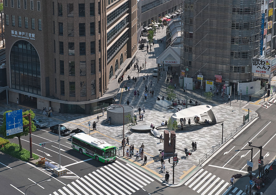 当社が設計したサンキタ広場